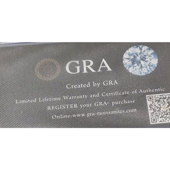 CERTIFIED~2 Carat Genuine Moissanite Halo Heart Stud Earrings~VALENTINE SALE - Picture 5 of 6